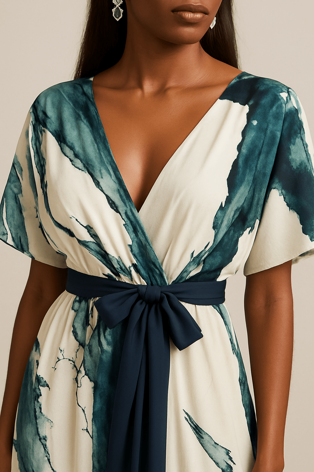 Nayla | Maxi dress with watercolour print