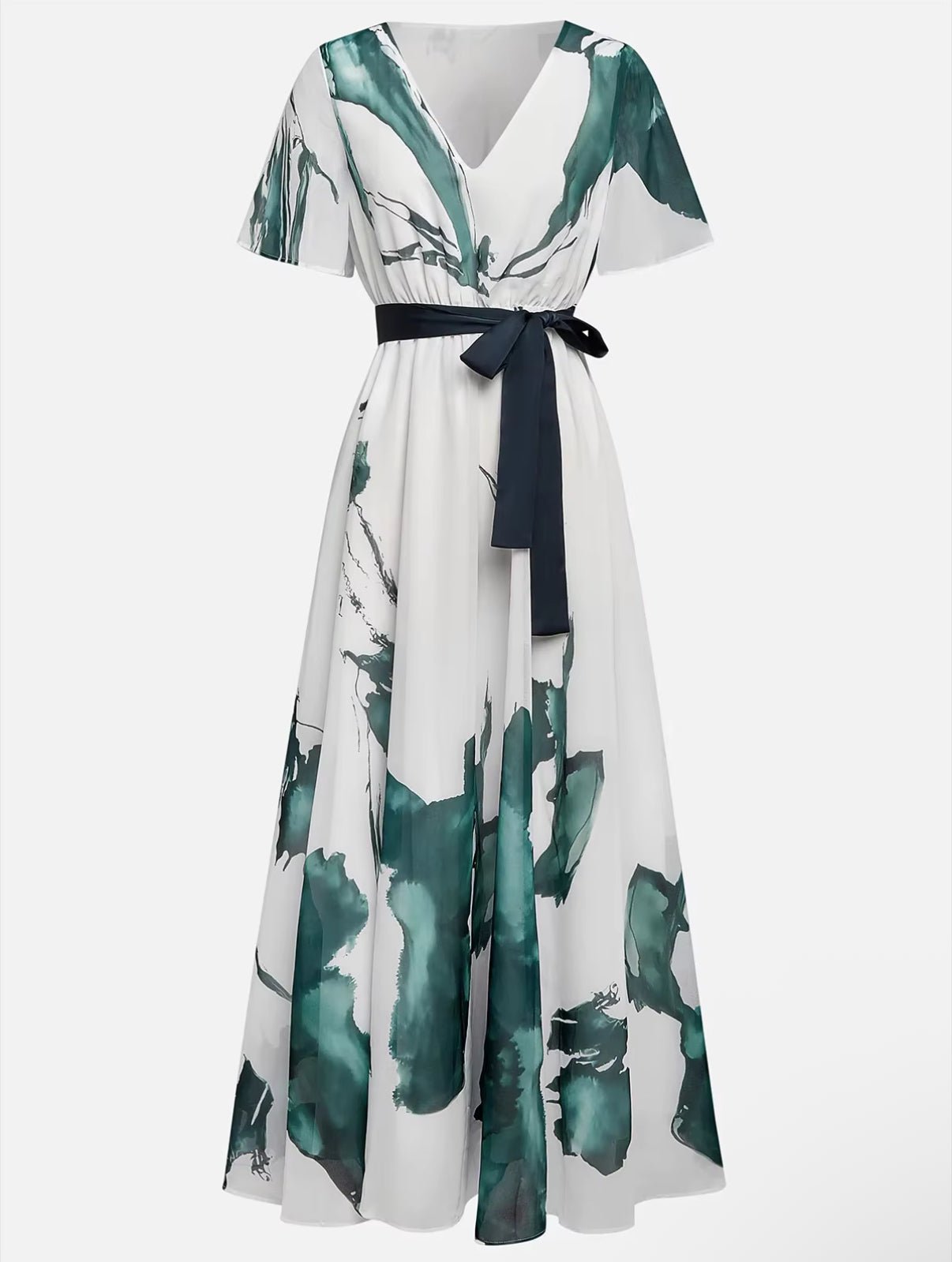 Nayla | Maxi dress with watercolour print