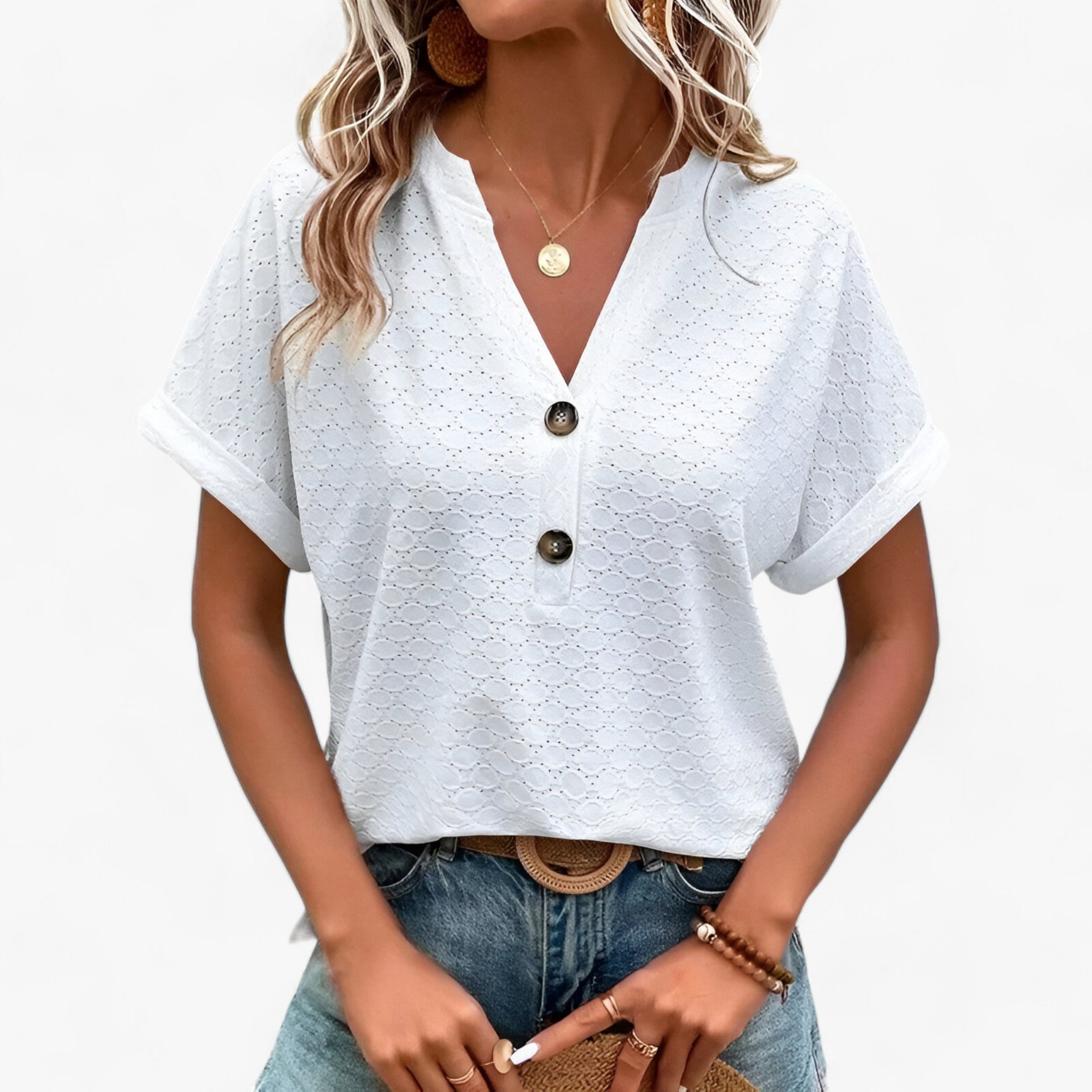 Lærke | Chic Jacquard Elegance for Any Occasion