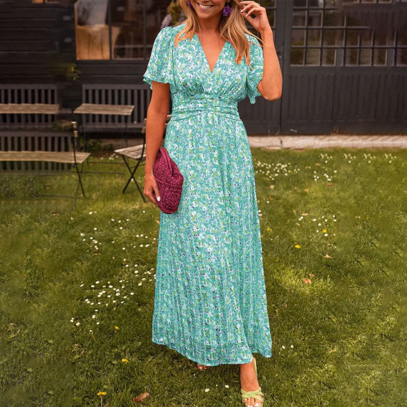 Emma - Classic V-Neck Dress