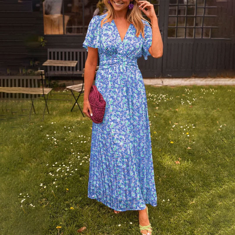 Emma - Classic V-Neck Dress