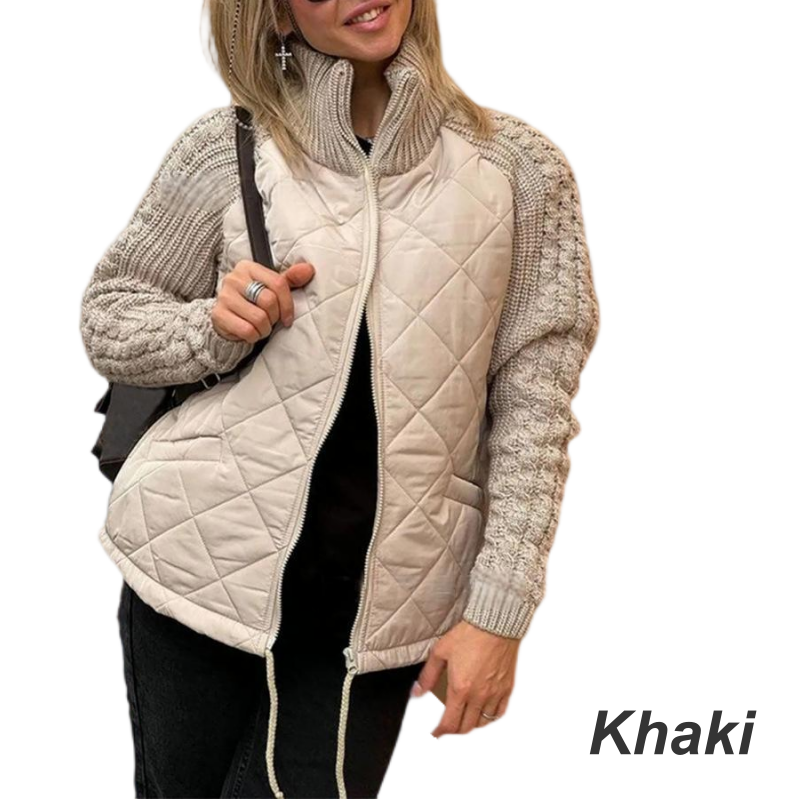 Clara | Soft-Knit Puffer Jacket
